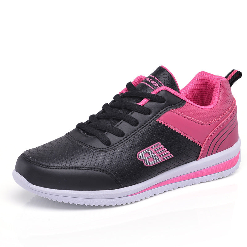 Leather student sneakers women - Trends Mart Club
