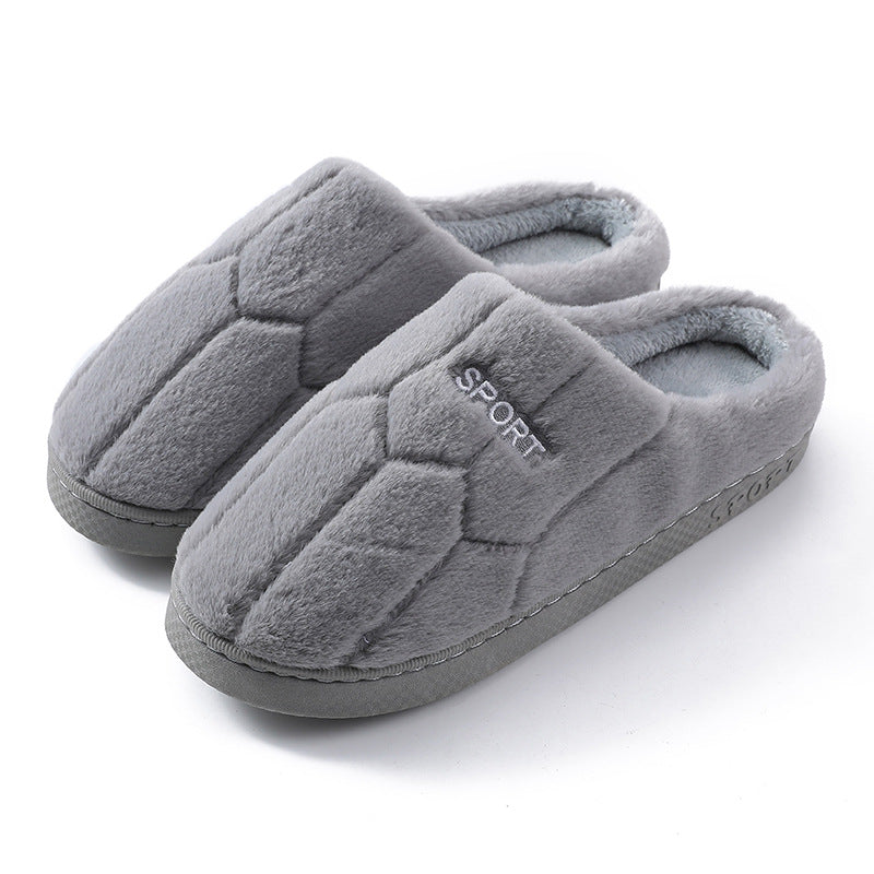 Unisex Slippers Cozy Plush House Slippers Warm Winter Slippers Indoor - Trends Mart Club
