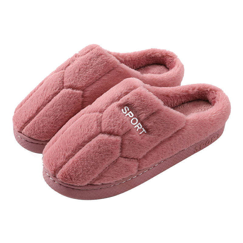 Unisex Slippers Cozy Plush House Slippers Warm Winter Slippers Indoor - Trends Mart Club