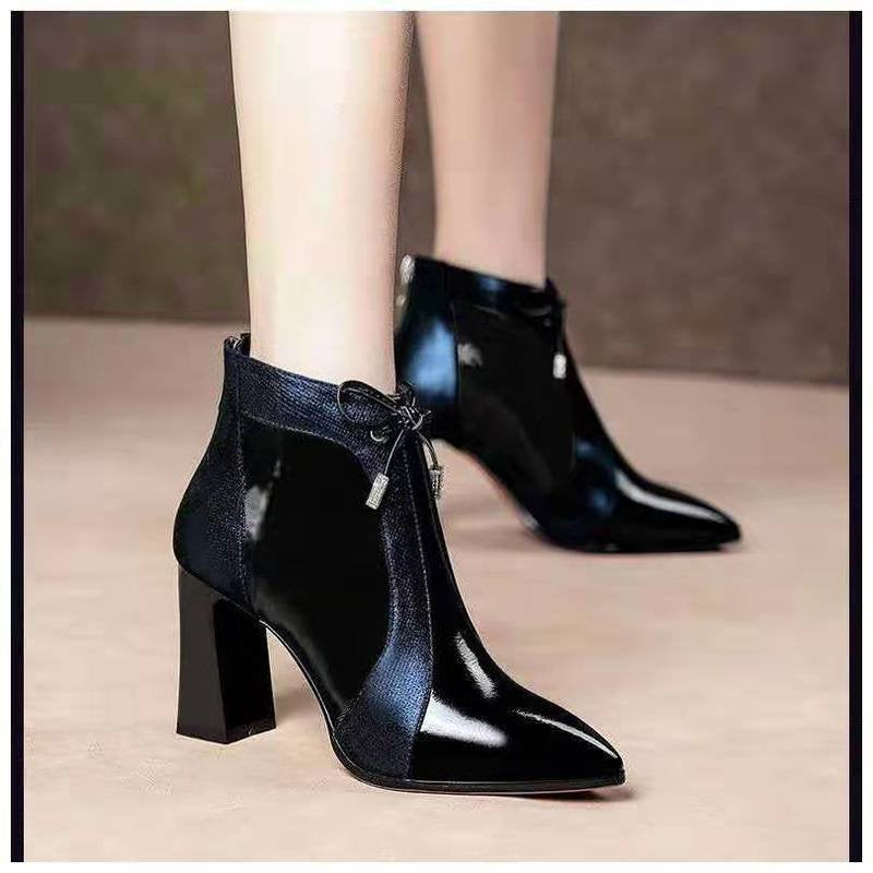 High heel zipper women shoes - Trends Mart Club