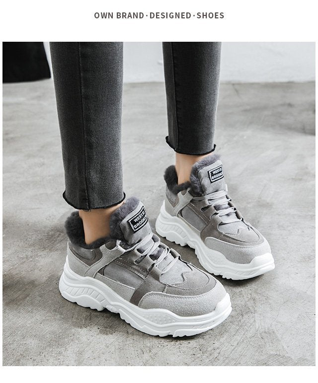 Trifle shoes sneakers cotton shoes women sneakers - Trends Mart Club