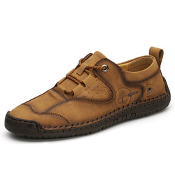 Spring New Casual Leather Shoes For Men - Trends Mart Club