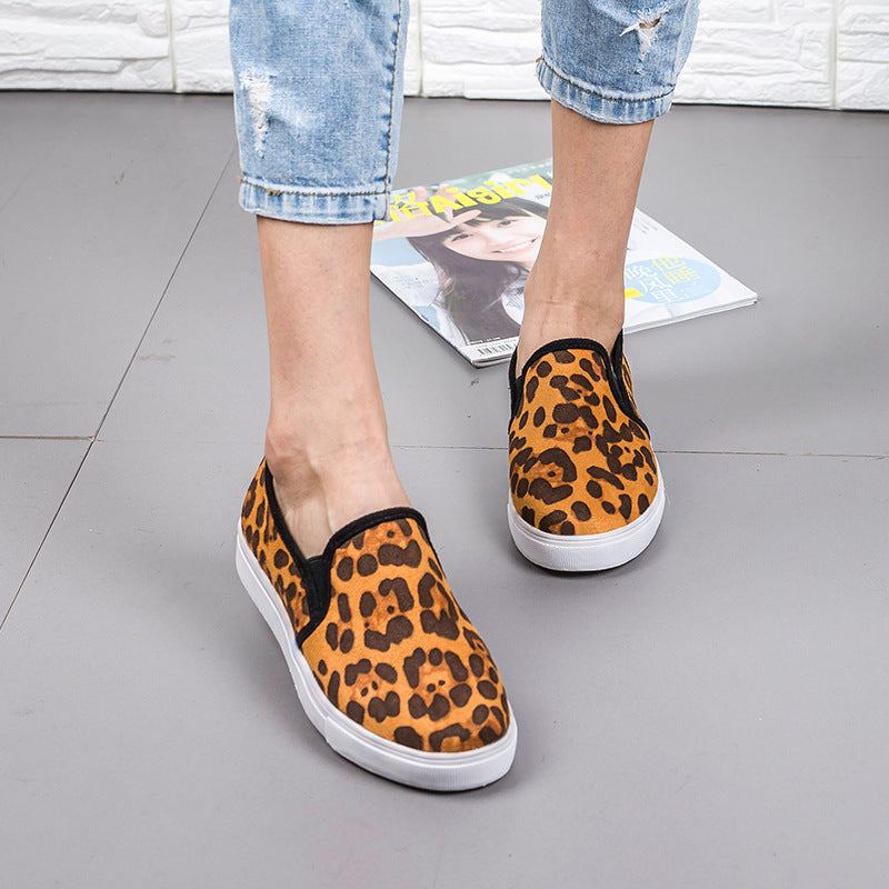 Women Leopard Canvas Shoes - Trends Mart Club