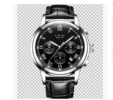 Mens Leather Casual Watch - Trends Mart Club