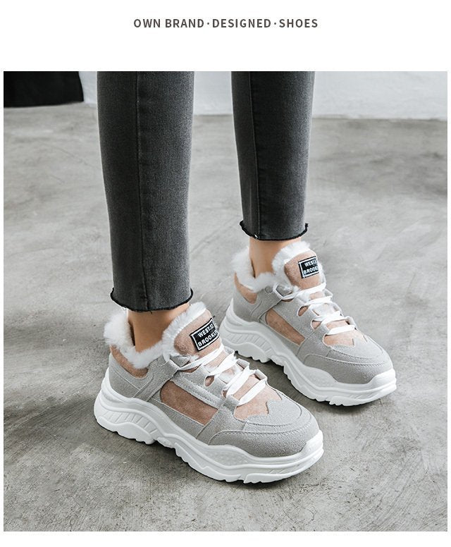 Trifle shoes sneakers cotton shoes women sneakers - Trends Mart Club