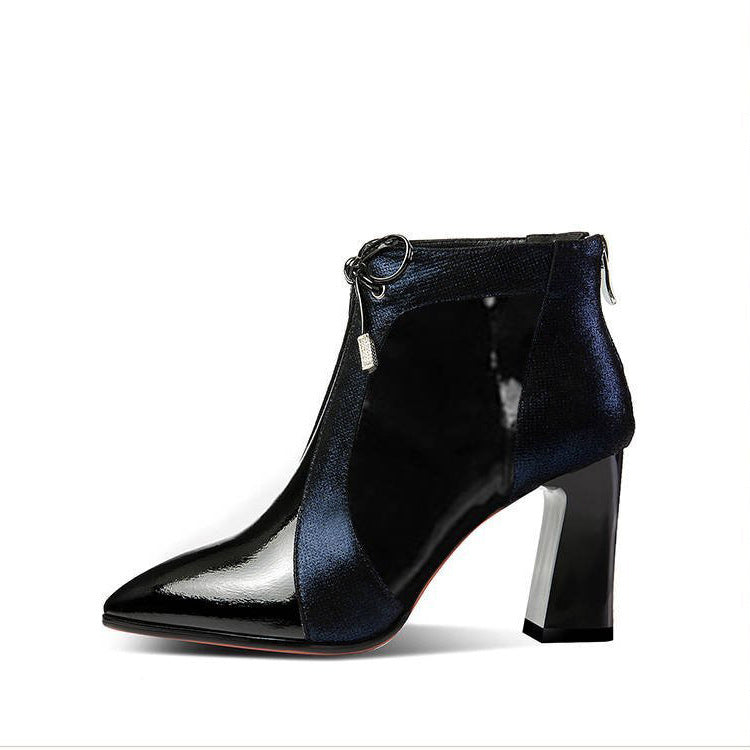 High heel zipper women shoes - Trends Mart Club