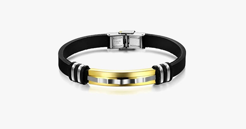 Zap Stainless Steel Mens Bracelet - Trends Mart Club