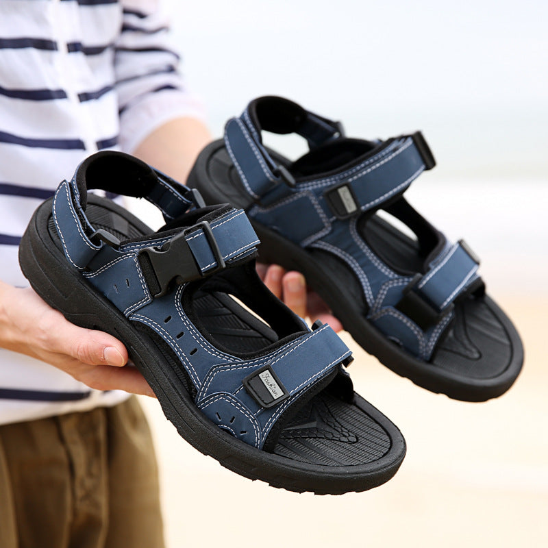 Men Sandals Summer Shoes Flat Non-slip Outdoor Men Beach Sandals Man Sport Sandals - Trends Mart Club